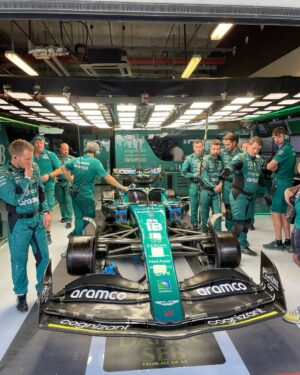 Eve Instagram - #photodump #f1weekend thanku @astonmartinf1 for having us 🏎️🏁 #babysfirstrace