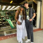 Eve Instagram - #photodump #f1weekend thanku @astonmartinf1 for having us 🏎️🏁 #babysfirstrace