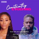 Eve Instagram - Last episode of the season! This week I’m joined by rapper/actor @therealghetts and it is such a fun conversation. Listen in as we discuss his love of music, the first time watching himself on screen and the reason authenticity is so important to him! #constantlyevolving @bbcsounds