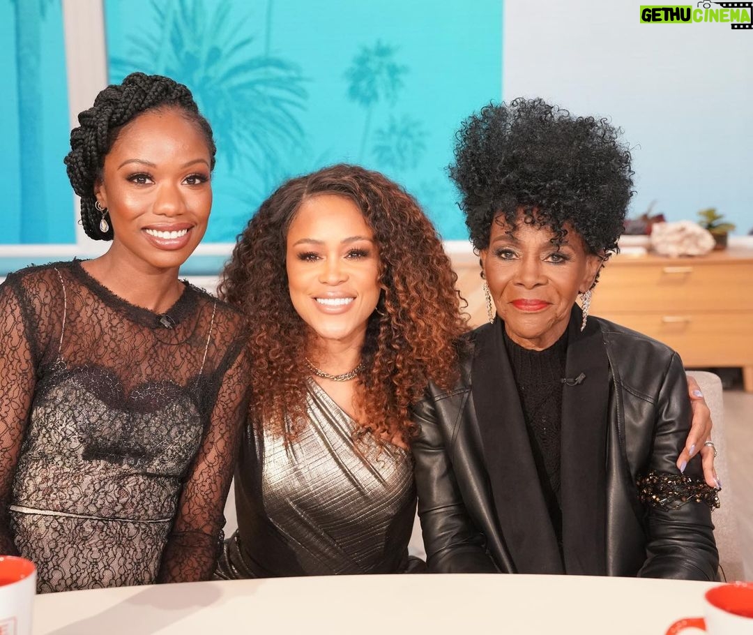 Eve Instagram - #fbf Honoured I was able to meet such a #legend the incredible #queen #cicelytyson ๐๐พ๐ค ๐ธ๐พalong with the beautiful #xosharoquemore #thetalk