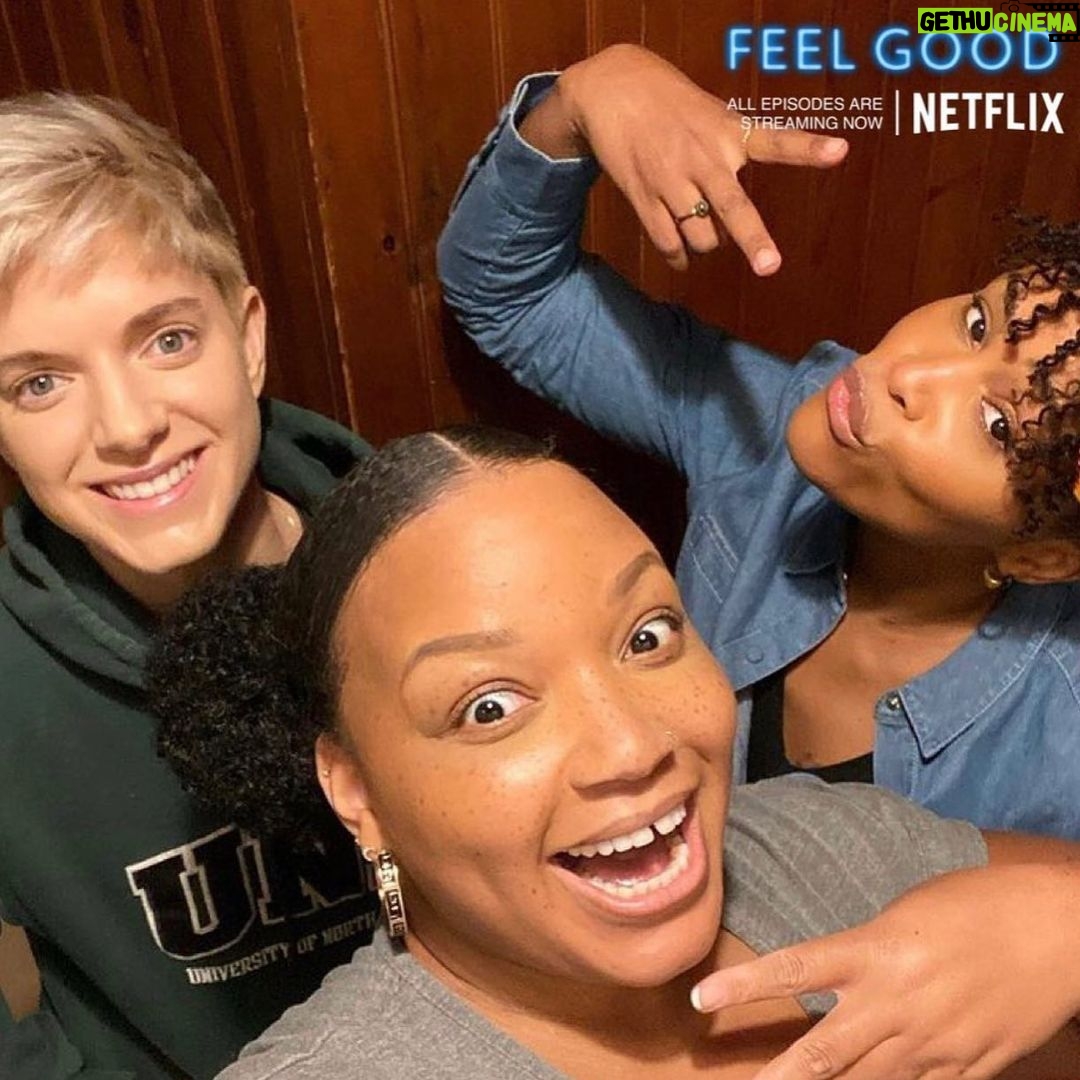 Eve Instagram - So excited to be joining the cast of Feel Good for season 2! Coming 2021 on Netflix @feelgoodnetflix @netflixuk @hooraymae @marishawallace