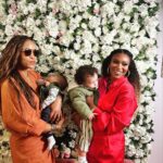 Eve Instagram - Love this pic Me and @angelacstyles holding each others #sons what a beautiful moment!!!! 💙💙 🥹