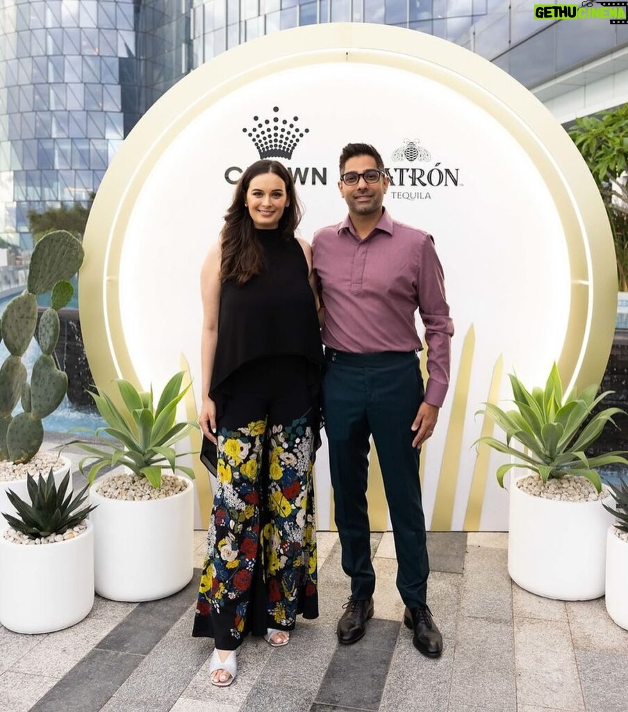 Evelyn Sharma Instagram - For once the kids behaved and let mom and dad have a date night! 🤩🥰 we had such an amazing time at the @crownsydney & @patron #SummerLaunchParty! ⚡️🥳 the restaurant pop ups were my fave! Best food in town! Thank you for hosting us! 💖 #datenight #momlife #sydney #crownsydney #patron #foodie #welcometosummer