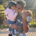 Evelyn Sharma Instagram - BEST dada in the world 🥰 we love you so much! Happy Father’s Day to my forever main man! 💖 #fathersday #aussiefathersday #australia #bluemountains #desidad #twoundertwo #mymainman Blue Mountains National Park