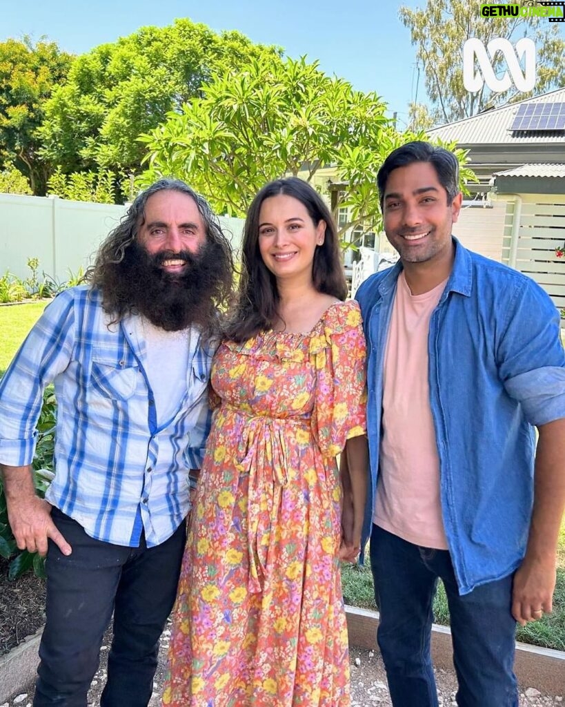 Evelyn Sharma Instagram - Forever one of our favourite days! Thanks a lot for this beautiful story @gardeningaustralia @costasworld #LisaRyan & crew 💚🌞