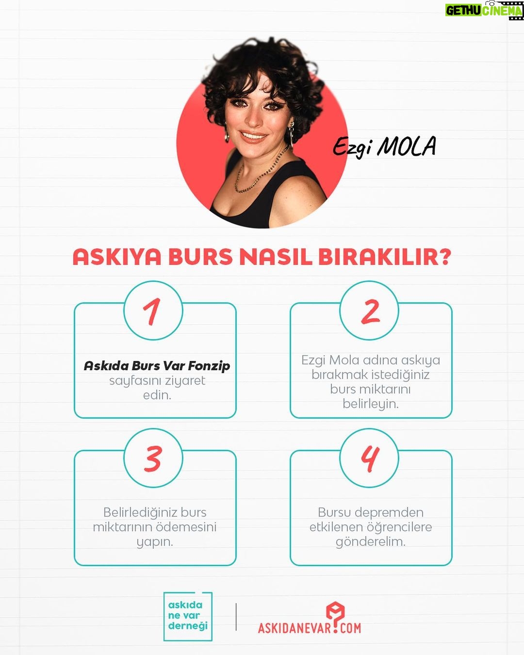 Ezgi Mola Instagram - Sevgili Ezgi Mola, doğum günü hediyelerini üniversite öğrencileri için bursa dönüştürüyor❤️ Bio'da yer alan Fonzip link'i üzerinden askıya burs bırakabilir, bir üniversite öğrencisine yanındayım diyebilirsiniz. Mutlu yıllar, iyi ki varsın @Ezomola🌸 #29Mart