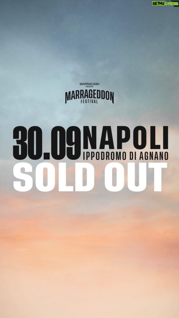 Fabio Bartolo Rizzo Instagram - NAPOLI, MANCANO 7 GIORNI E OGGI SEI UFFICIALMENTE SOLD OUT 🔥 #Marrageddon Napoli, Italy