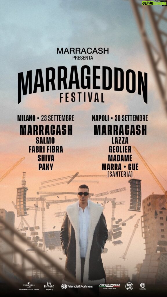Fabio Bartolo Rizzo Instagram - Marrageddon Festival. Due giornate irripetibili. I primi ospiti sono stati svelati ma ci saranno molte altre sorprese… 😏