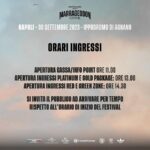 Fabio Bartolo Rizzo Instagram - ⚠️INFO UTILI PER NAPOLI⚠️ In questo post troverete orari della line up musicale e orari ingressi per il Marrageddon del 30 settembre a Napoli! Vi invitiamo a leggere con attenzione. Il resto delle informazioni arriveranno nei prossimi giorni. Tutte le info le trovate anche sul sito di @friendsandpartners Napoli, Italy