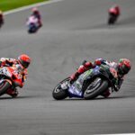 Fabio Quartararo Instagram - From P22 till P7, unfortunately a contact with another rider made fall my fairing… tough weekend but we give our best and new challenge for next race in Austria 🇦🇹 Silverstone Circuit