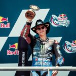 Fabio Quartararo Instagram - First podium of the season ! Happy with the job with achieved this weekend especially yesterday, let’s work super hard to fight for more podiums 😈 P3 Austin, Texas