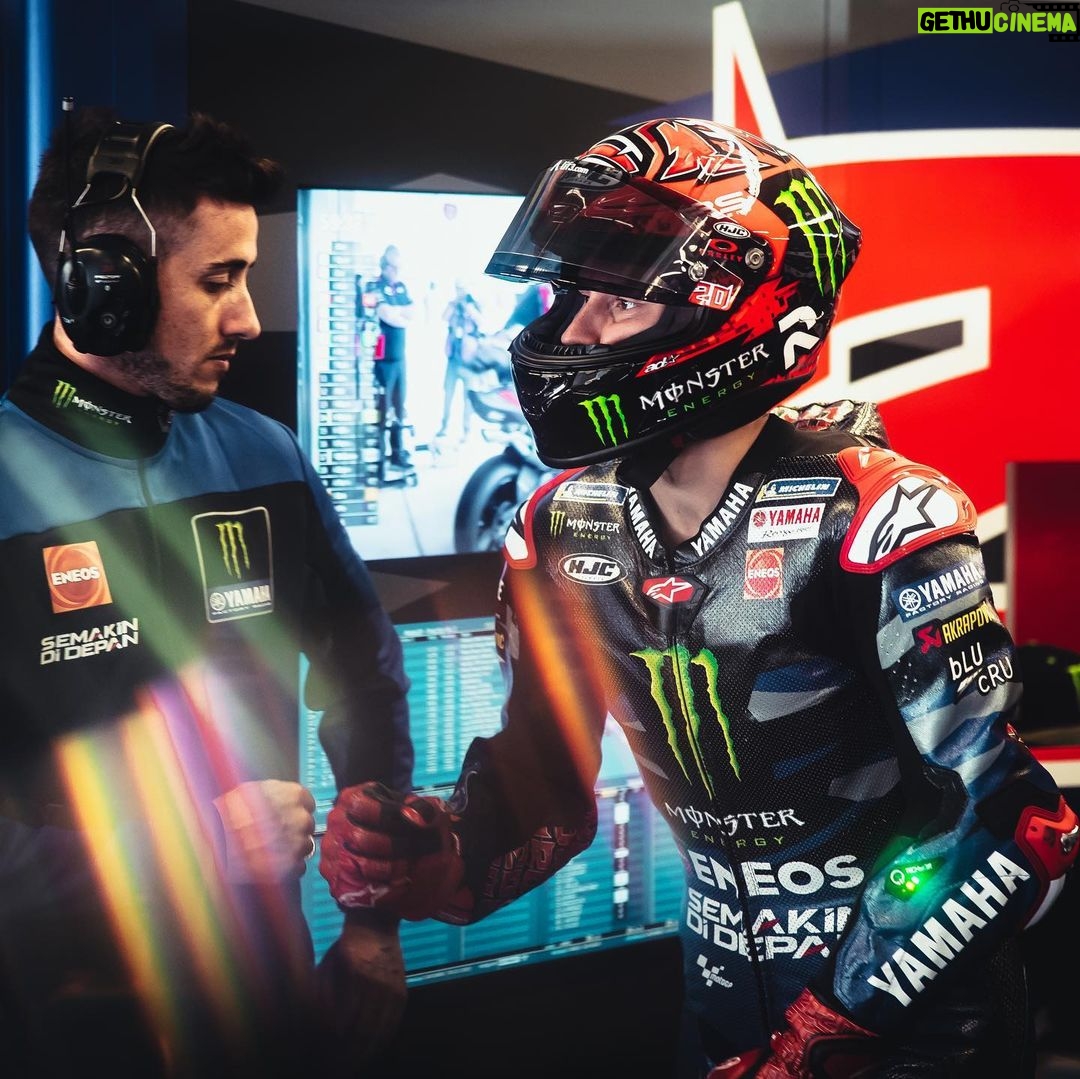 Fabio Quartararo Instagram - Step by step we are feeling better on the bike but we miss some confidence. Let’s work hard get our speed back 😈 Austin, Texas