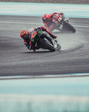 Fabio Quartararo Instagram - From last to P7… Not our best weekend but happy with the pace I was able to do in the race. We keep working hard to find our base on the dry and fight with the top guys! 
Next stop 🇺🇸