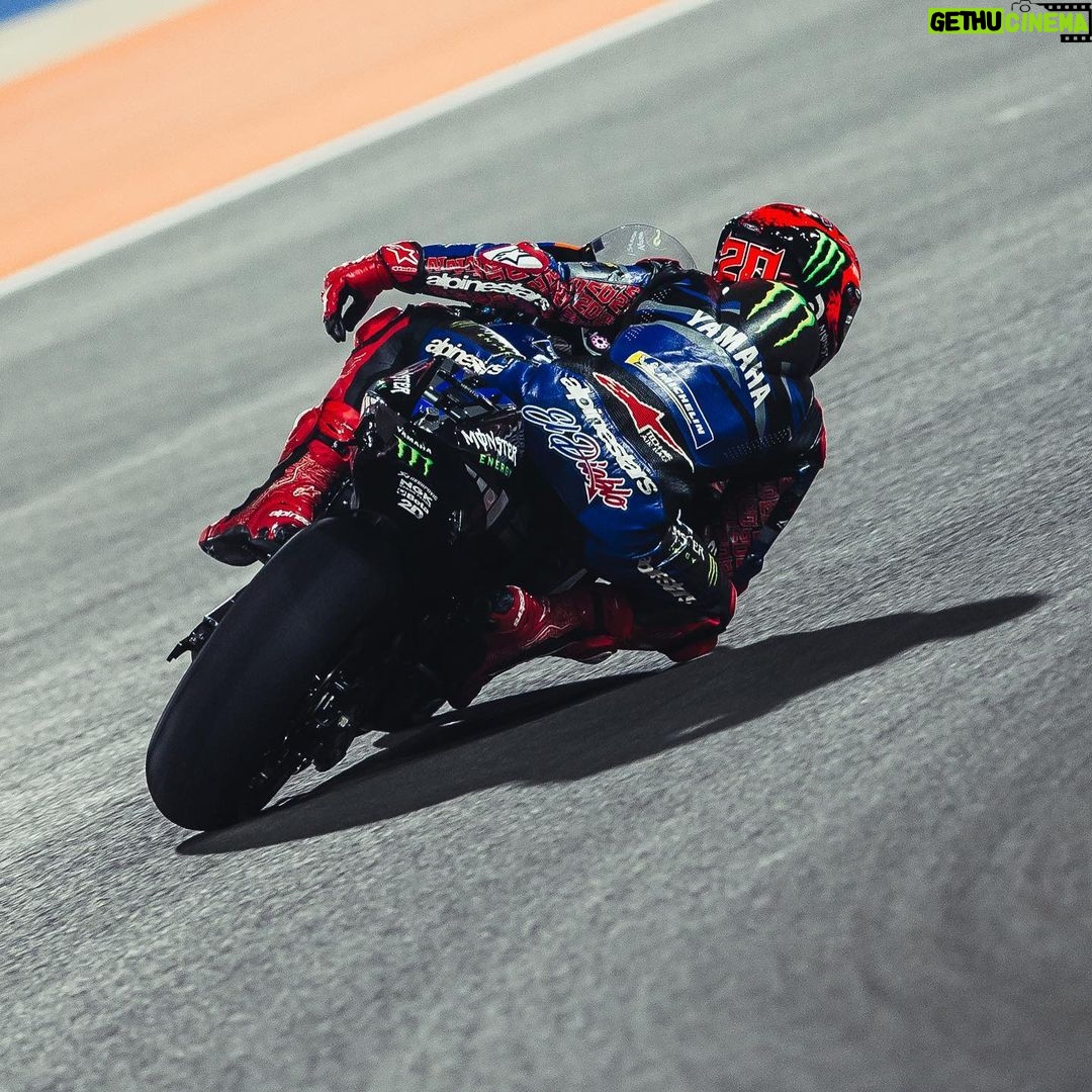 Fabio Quartararo Instagram - Well… like always, good pace but the time attack is our weak point and we are very far on the grid. Hopefully long race will help us Losail International Circuit