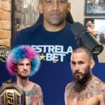 Fabrício Werdum Instagram - UFC 299 Essas são as minhas previsões. Quais os seus palpites? Escaneie o QR Code e aposte no seu favorito! Chama na experiência e vem com a gente! @estrelabet na cabeça