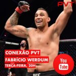 Fabrício Werdum Instagram - Fabrício Werdum é o convidado do CONEXÃO PVT hoje, ao vivo, às 20h. O ex-campeão do UFC vai falar do seu novo programa, o “Dos Nossos”, que estreia segunda-feira com um convidado especial: Junior Cigano, que fará um bate-volta da Flórida na segunda só pra gravar com o ex-rival. O peso pesado também vai falar do UFC 300, UFC Rio e da possível luta entre Fedor e Mike Tyson, que é treinado por seu mestre, Rafael Cordeiro.