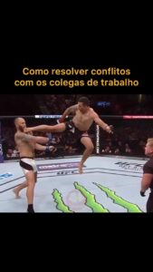 Fabrício Werdum Instagram - Como vc resolve conflitos de trabalho? 1 Na porrada 2 Quem grita mais alto! 3 Direto pro RH 4 Entre tapas e beijos 🫶