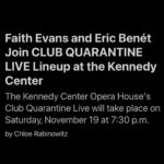 Faith Evans Instagram - DMV! I'll be in the building at Club Quarantine Live this Sat. 11/19 with @DNice at the @KennedyCenter! #kencenhiphop #CQLive #CQKC #ClubQuarantine #DNice #FaithEvans Kennedy Center