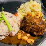 Faith Evans Instagram - She cooks sometimes.. slow cooked oxtails, rice & peas & sautéed cabbage w/green & red peppers #Fizzyskitchen Palm Springs, California