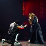 Faith Evans Instagram - Thank you lil big bro @usher for having me tonight! So happy for you & proud of your ascension! #URLV #teamfizzy 👩‍🦳💇‍♀️: @amber4hair 💄: @kayemakeup 👗: @j_custom_nyc 📸: @thefamousunkwn Park MGM