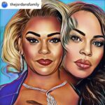 Faith Evans Instagram – Posted @withregram • @thejordansfamily Brrrr ❤️😍 #FaithEvans 
👑 @therealfaithevans Repost from @littleblack__book Faith Evans