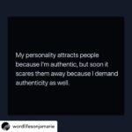 Faith Evans Instagram - FAXXX…. Posted @withregram • @wordlifesonjamarie M Y ✨ L I F E ✨… what one may not know is how deep authenticity goes…come fully or not at all! 🔥💕🔥