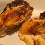 Faith Evans Instagram - Easter vittles be like… Fizzy’s version of Ruth’s Chris stuffed chicken tits, homemade yellow rice n sautéed spinach #Fizzyskitchen #popupshop
