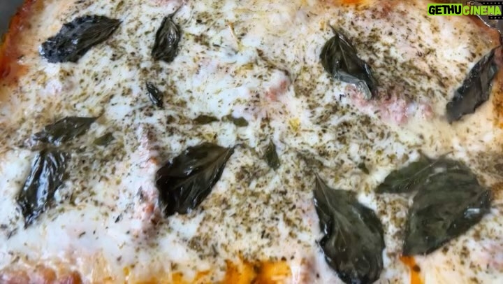 Faith Evans Instagram - So, I went in #FizzysKitchen & did a thing…. lasagna-style eggplant parmesan, spaghetti & arugula salad Da Kitchen!