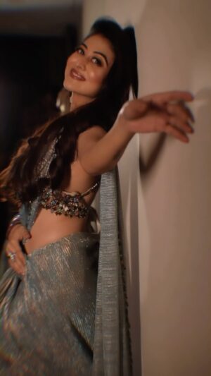 Falaq Naaz Instagram - ✨❤️
.
.

Exclusively styled by @kapoormohit888
Wearing @vastra.malamunde 
Photography @portaitdeewana
Makeup by @facestoriesbyaqsa
Hair @getreadywithbunty
Location @goldfinchmumbai 
.
.
#falaqnaaz #réel #explore #foryou #trendingreels #trending #saree #cocktaillook #fashion #vibes #styling #fashionstyle #photography #lookoftheday