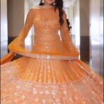 Falaq Naaz Instagram - Dilruba🧡✨ . . . Exclusively styled by @kapoormohit888 Wearing @frontierphagwara Photography @portaitdeewana Makeup by @facestoriesbyaqsa Hair @getreadywithbunty Location @goldfinchmumbai . . . #trendingreels #falaqnaaz #lehenga #lookoftheday #vibes #fashion #styling #photoshoot #foryou #explore