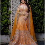 Falaq Naaz Instagram - Gal sunn mehrma 🧡🫰🏻 . . Exclusively styled by @kapoormohit888 Wearing @frontierphagwara Photography @portaitdeewana Makeup by @facestoriesbyaqsa Hair @getreadywithbunty Location @goldfinchmumbai . . #falaqnaaz #instapost #trending #lehenga #fashion #vibes #styling #fashionstyle #photography #lookoftheday