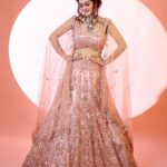 Falaq Naaz Instagram - I told the stars about you ✨ . . Styling : @purvabansal5 Outfit - @rajkumari_by_richahaware Photographer : @makebaphotography Make up : @makeoverbysejalthakkar @celebsmakeupbysejal Hair - @kamalpalanhairstylist Jewellery- @sejalcreation23 Managed by-: @trending_influencers . . #pictureoftheday #look #falaqnaaz #falaqkideewani #falaqkifauj