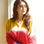 Falaq Naaz Instagram - 🌈❤️💜✨ . . . Outfit by : @howwhenwearclothing Styled by : @styleby_shivi Outfit pr : @vblitzcommunications . . . #picoftheday #falaqnaaz #foryou #sunshine #colours #coordset