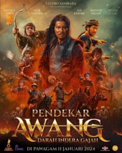 Fattah Amin Instagram - Setiap zaman...di tanah berdaulat ini ada pahlawannya. Wahai lelaki berhati Pendekar, BANGKIT! AKAN DATANG 11 Januari 2024 ini menggegarkan pawagam seluruh negara dengan sambungannya! Filem PENDEKAR AWANG penuh aksi tanpa henti, menyaksikan keberanian dan pengorbanan pahlawan-pahlawan Melayu membebaskan bumi tanah tumpah kita. Sudahkah anda bersedia? Sebuah filem terbitan Studio Kembara ini dibintangi olen @fattahaminz , @missfazura , @nadhirnasar_, Wan Hanafi Su, @nurhelizahelmi, @amerul_affendi, @hasnulrahmat, @amir.ahnaff, @hazwanihelmi, @_nam_ron_, @tissabiani, @alikarimie7, @geofffeyaerts, @syed_ali_murtadha, @andytehkh, @im_sathisvaran , @reza.hilman, @johnbearsinakal dan ramai lagi barisan pelakon terkenal. Poster oleh @zouqiberapi Gambar oleh @studioloav #11jan2024 #filempendekarawang #pendekarawang #darahinderagajah #poster #officialposter #studiokembara #demitanahtumpahnyadarahku #fattahamin #nurfazura #nadhirnasar #wanhanafisu #helizahelmi #amerulaffendi #hasnulrahmat #amirahnaf #hazwanihelmi #namron #tissabiani #alikarimi #geoffandrefeyaerts #syedalimurtadha #filemterbaru #sekuel #filemepik #filemaksi #akandatang #comingsoon #dipawagam #hiburanbermanfaat