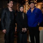 Fattah Amin Instagram - Premiere night film Trinil in KL. 👻 Now playing in Malaysia / Singapore / Brunei. Styled by @johankassim Outfit: @fendi #fendi MUA @rozlanassir Photo @hasifikri
