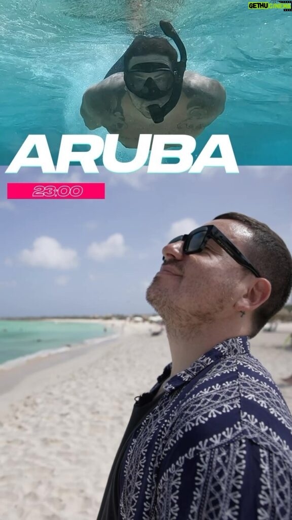 Federico Bal Instagram - Esta noche, ahora si, 23 hs por @eltrecetv venimos con un programa estreno desde la playa mas linda del mundo! Aruba en @restodelmundo13 😍