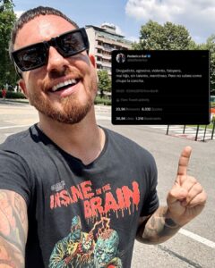 Federico Bal Instagram - Hace unas semanas se cumplieron 10 años de mi hit Tweet, y me parece importante a modo de homenaje poner en contexto y explicarles cuáles son mis 7 mandamientos 👌🏻 Turin, Italy