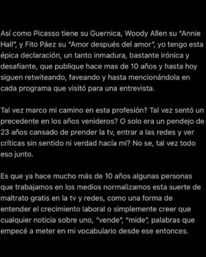 Federico Bal Instagram - Hace unas semanas se cumplieron 10 años de mi hit Tweet, y me parece importante a modo de homenaje poner en contexto y explicarles cuáles son mis 7 mandamientos 👌🏻