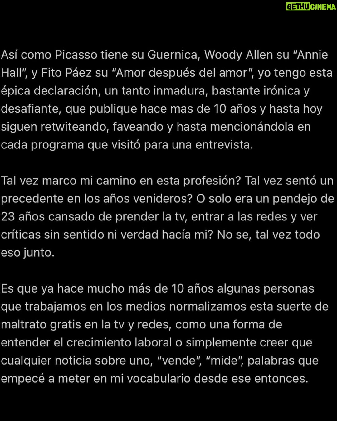 Federico Bal - 24.4K Likes - Hace unas semanas se cumplieron 10 años de mi hit Tweet, y me parece importante a modo de homenaje poner en contexto y explicarles cuáles son mis 7 mandamientos 👌🏻