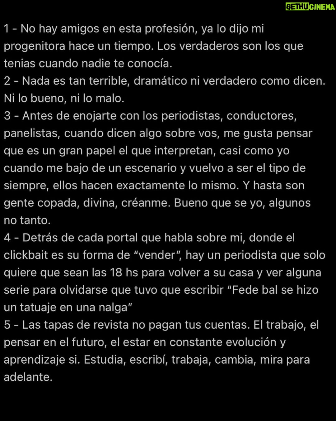 Federico Bal - 24.4K Likes - Hace unas semanas se cumplieron 10 años de mi hit Tweet, y me parece importante a modo de homenaje poner en contexto y explicarles cuáles son mis 7 mandamientos 👌🏻