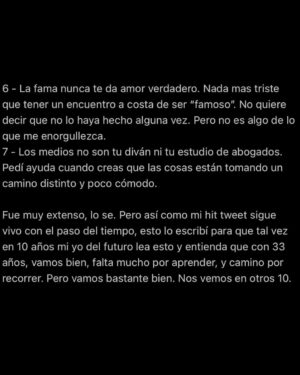 Federico Bal Instagram - Hace unas semanas se cumplieron 10 años de mi hit Tweet, y me parece importante a modo de homenaje poner en contexto y explicarles cuáles son mis 7 mandamientos 👌🏻