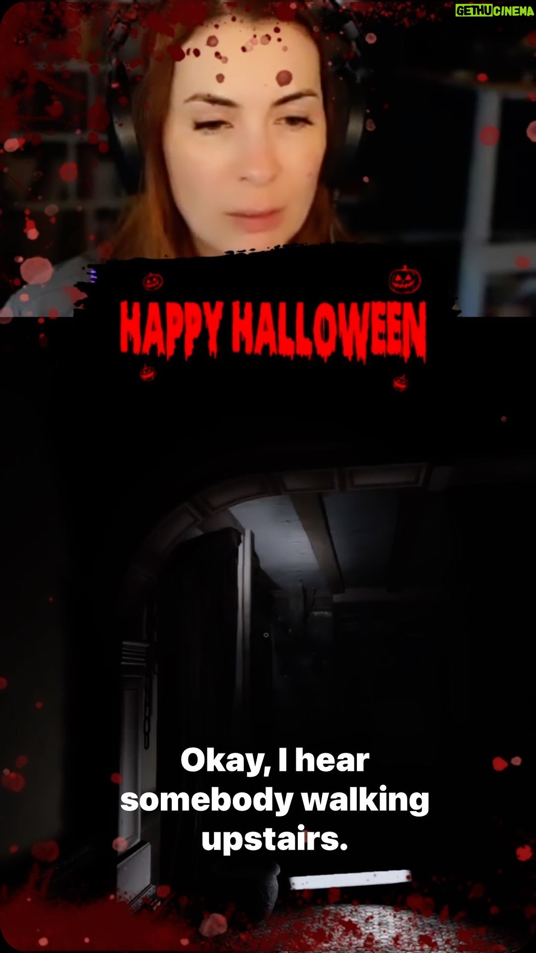 Felicia Day Instagram - Why do I play scary games once a year? Why do I say I’ll do these things. Sigh. #Halloween #feliciaday