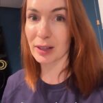 Felicia Day Instagram - I love my kiddo but do not being a poo attendant. Making the most of it tho hahah #weirdmom