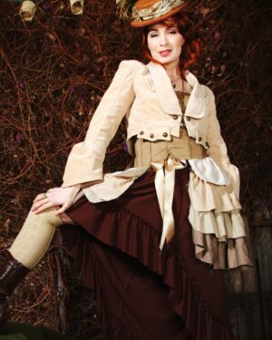Felicia Day Instagram - #ThrowbackThursday Steampunk thirst trap by @pixievision