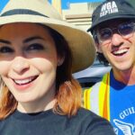 Felicia Day Instagram – Strike day!!! With some SPN friendos and more I met there! So hot but so worth it!  #sagaftrastrong