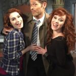 Felicia Day Instagram - Flashing back in Düsseldorf with @misha and @ruthie_connell!!!