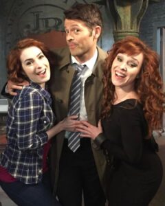 Felicia Day Instagram - Flashing back in Düsseldorf with @misha and @ruthie_connell!!!