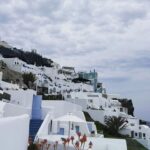 Felicia Day Instagram - Photo dump #3: Santorini! Everyone said I had to go and it was worth the splurge! The view is just incredible along the caldera. Doing the 2 hour hike from Fira to Oia was one of the coolest things I’ve done. The black beach was also amazing! Truly a place you gotta visit if you can!!! (One day I will come home promise lol)