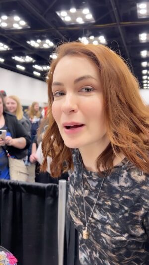 Felicia Day Instagram - Sometimes I get a gift at a con that is pretttty special. #feliciaday #conlife #theguild