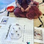Felicia Day Instagram - Running my daughter through a Hero Kids RPG adventure. She likes to cheat a little. Takes after her mom lol